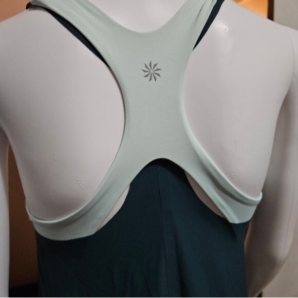 Athleta Ultimate 2 In 1 Support Dress  in Oceanic Teal/Oasis Blue - Picture 4 of 8